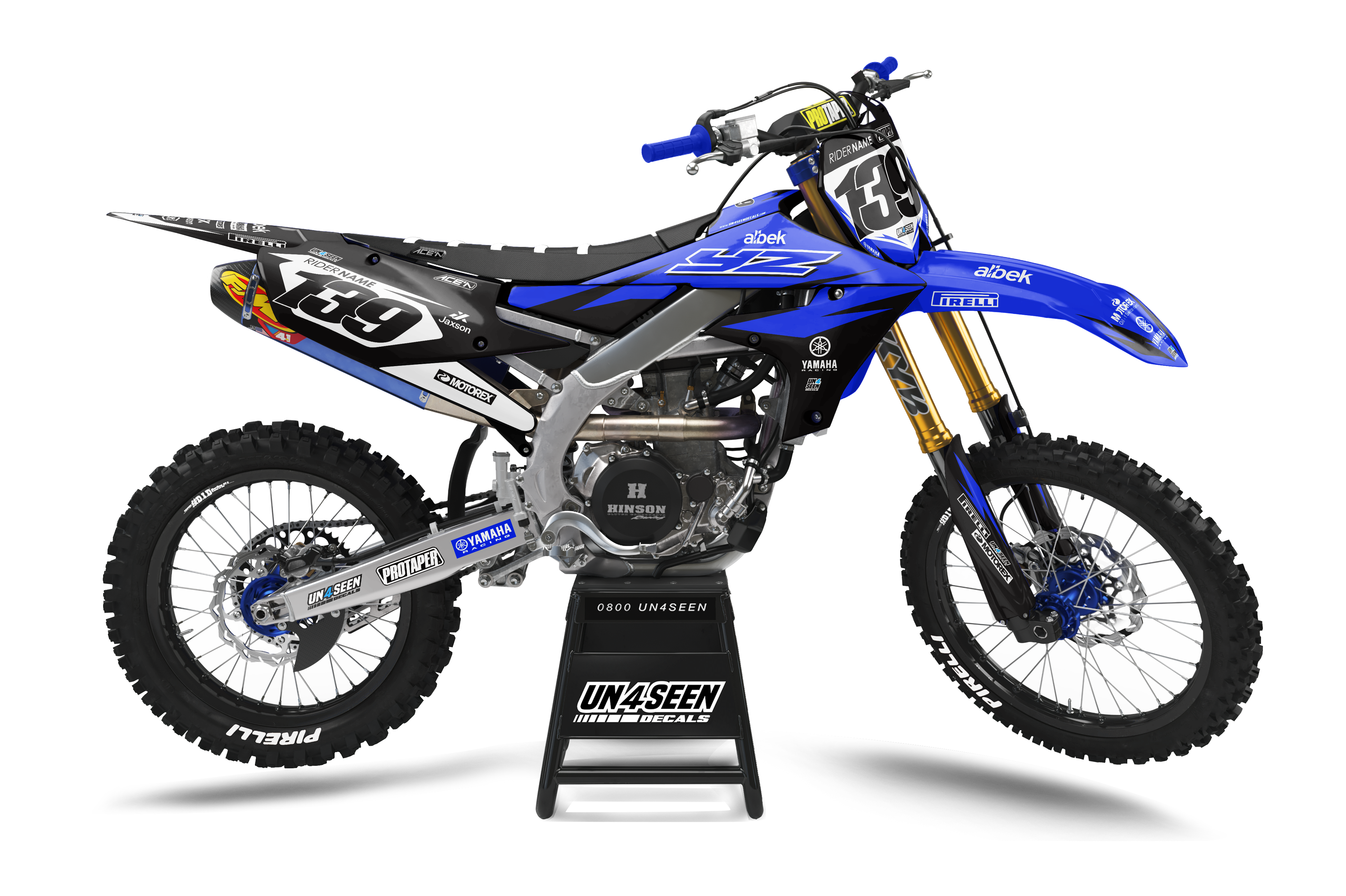 Yamaha Graphics Kit - Beat Blue