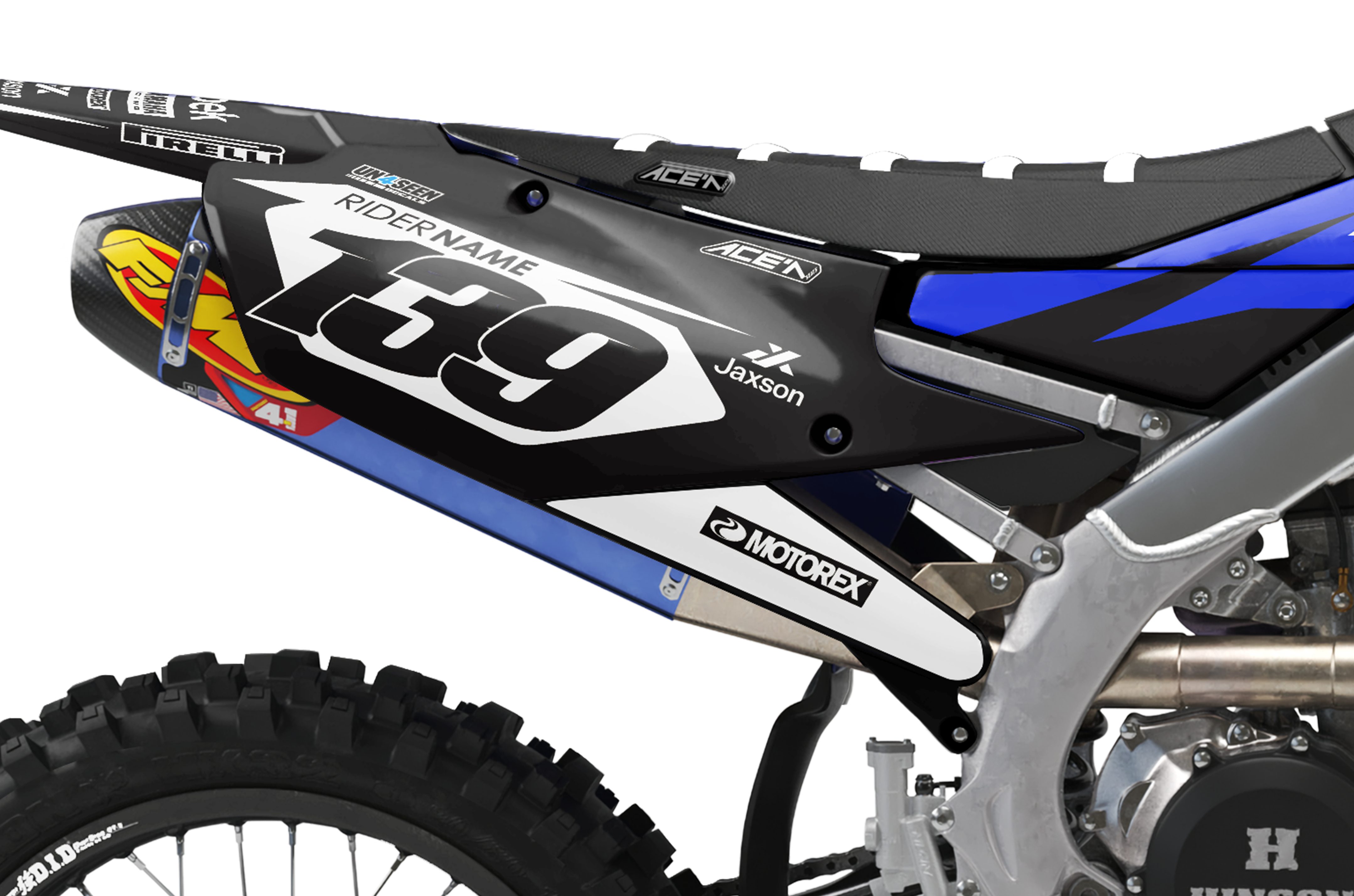 Yamaha Graphics Kit - Beat Blue