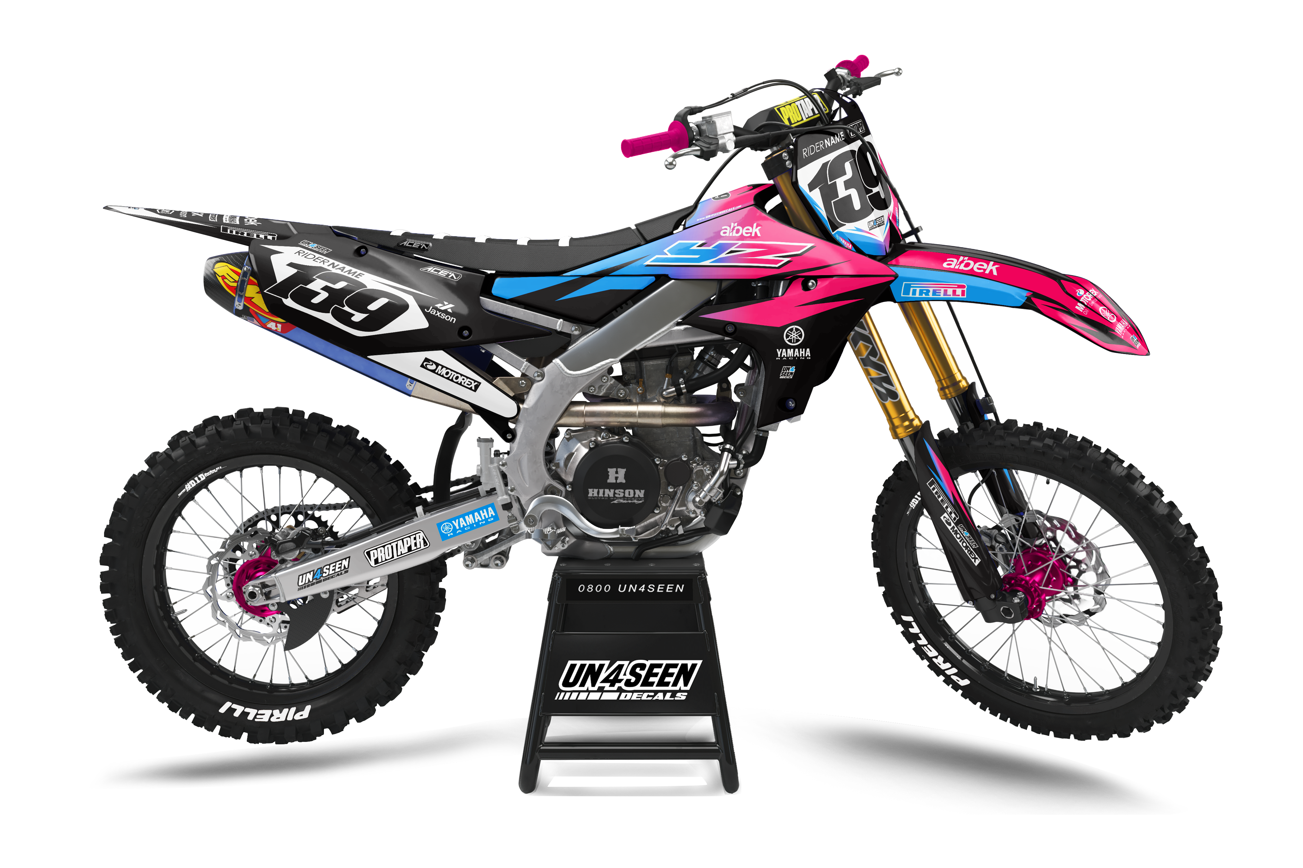 Yamaha Graphics Kit - Beat Pink
