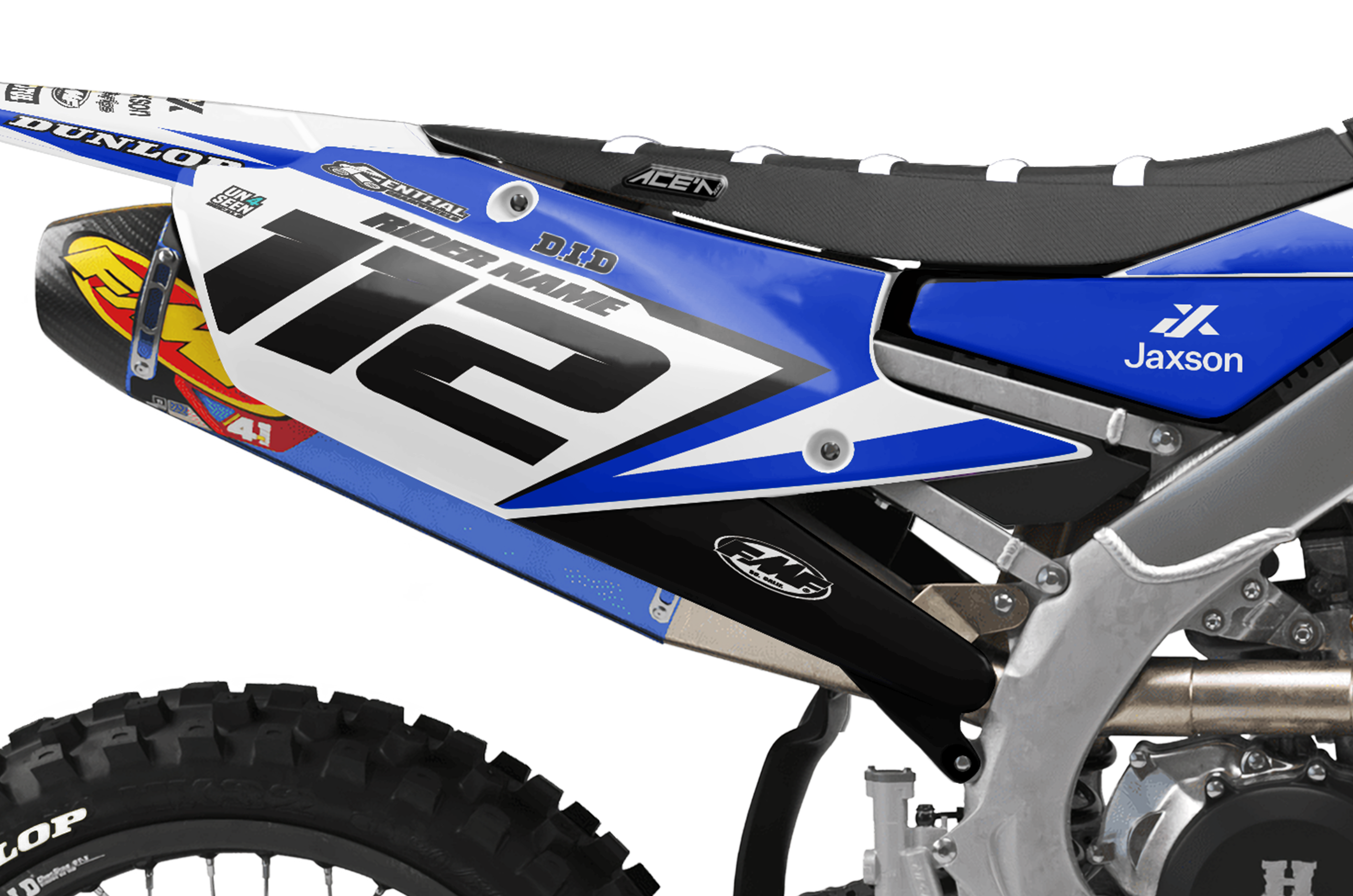 Yamaha Graphics Kit - Yogi Blue