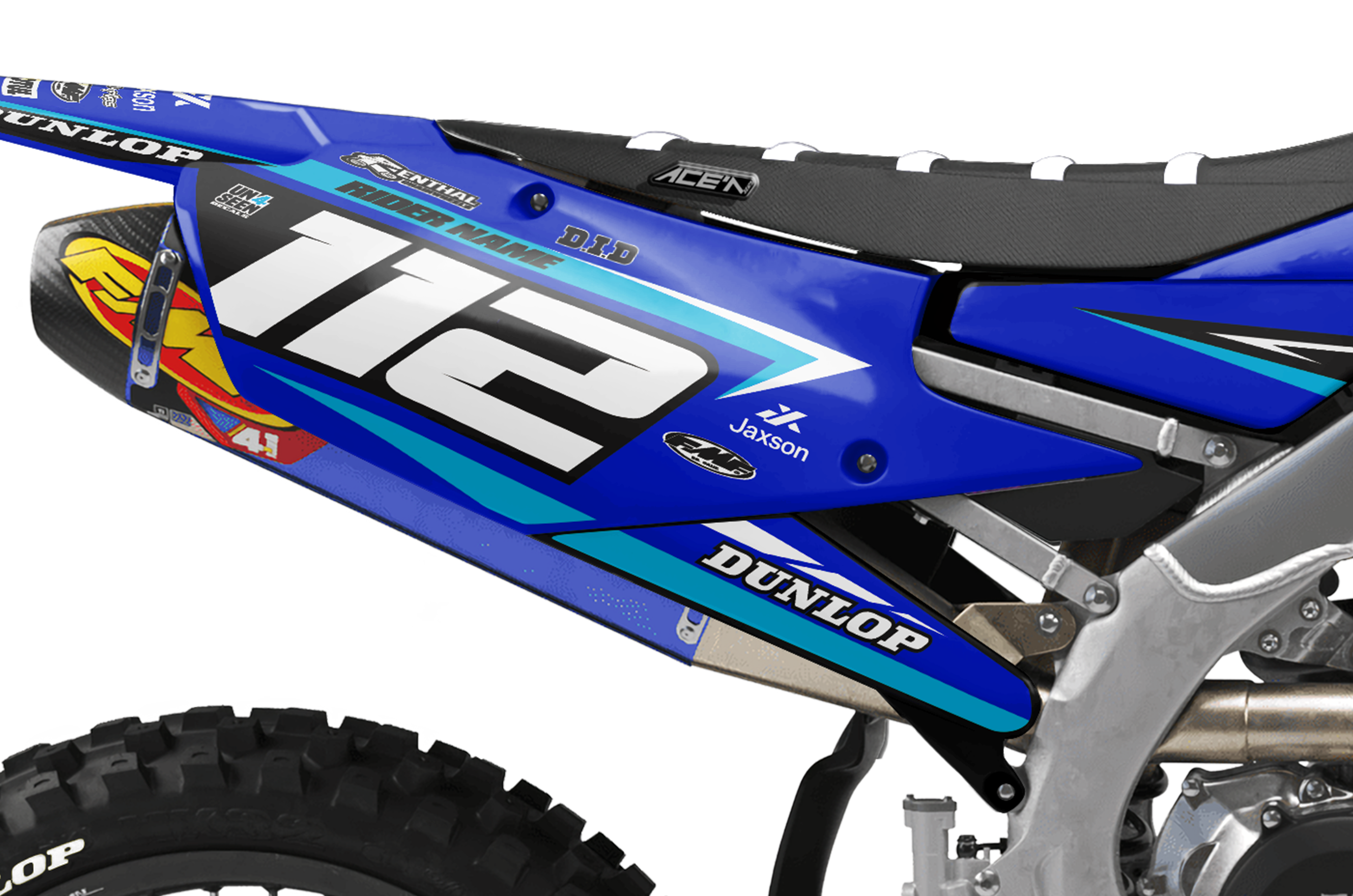 Yamaha Graphics Kit - Tame Blue