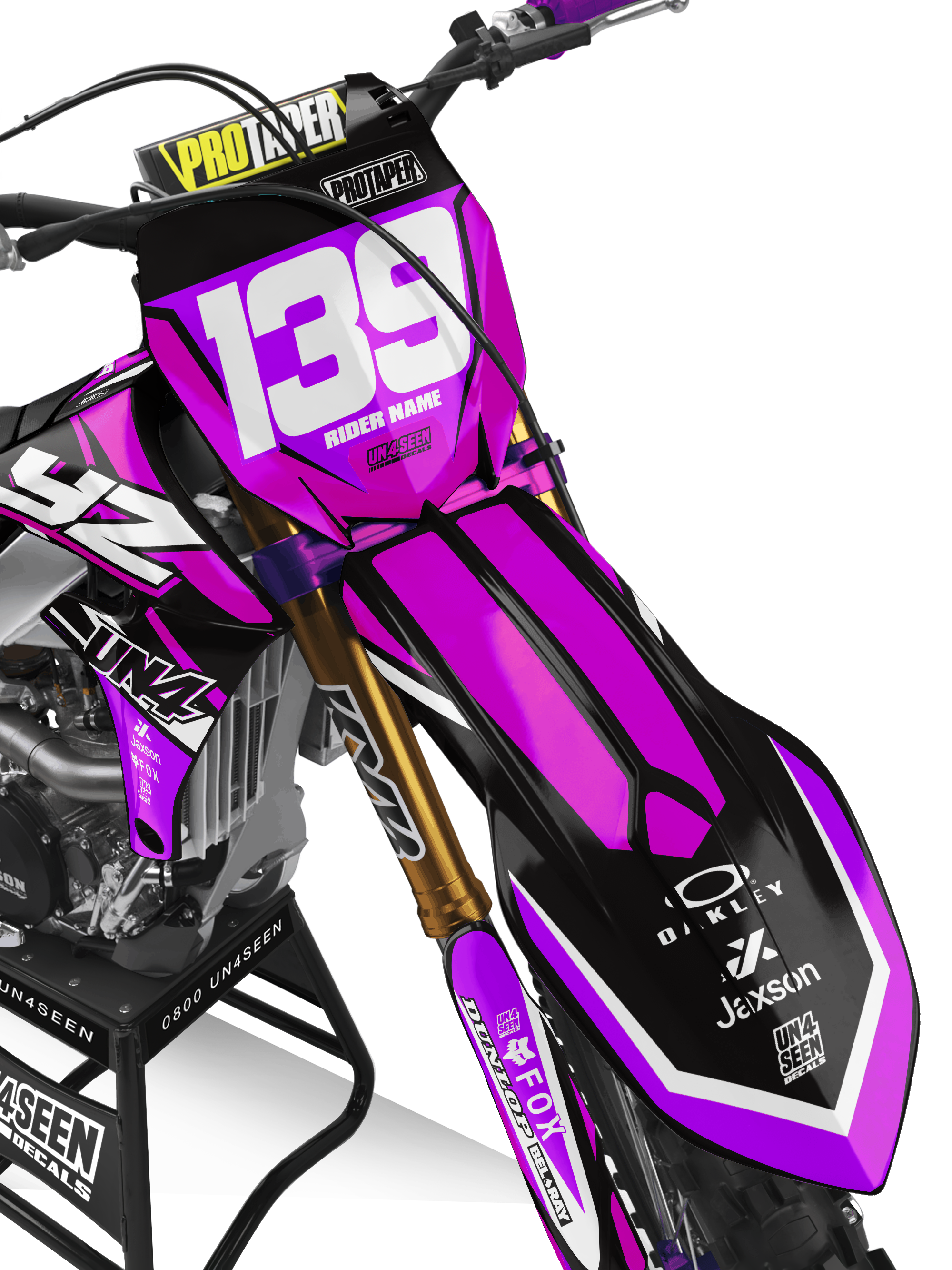 Yamaha Graphics Kit - Willim Purple