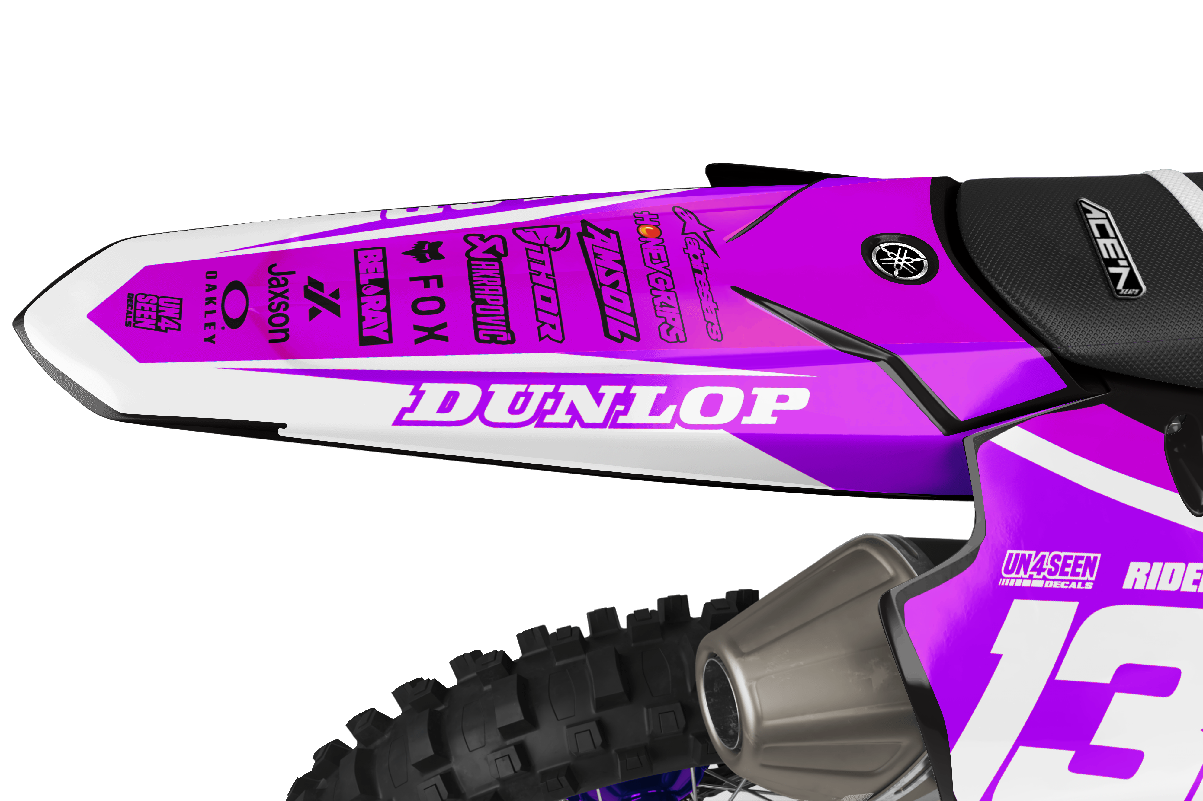 Yamaha Graphics Kit - Willim Purple