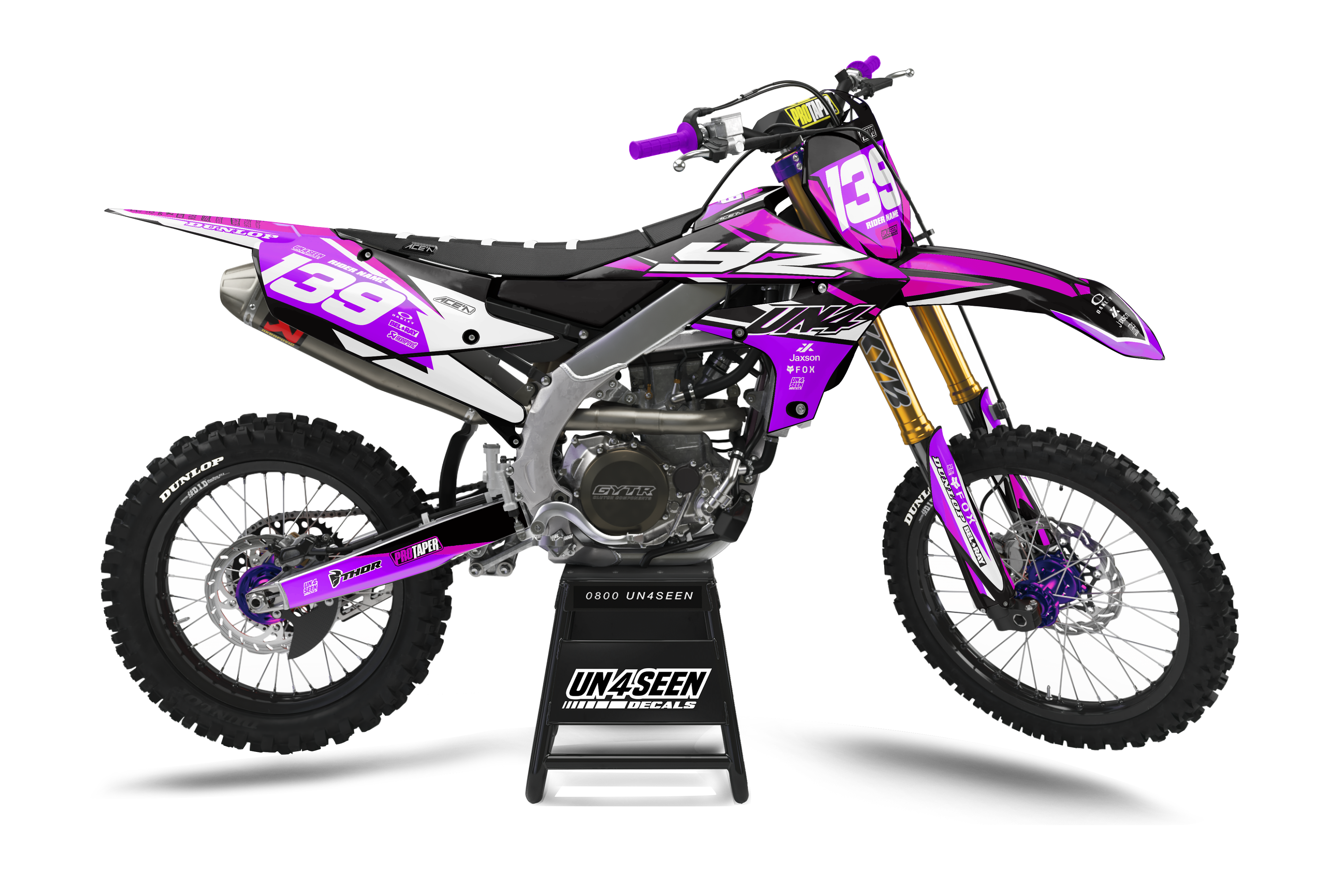 Yamaha Graphics Kit - Willim Purple