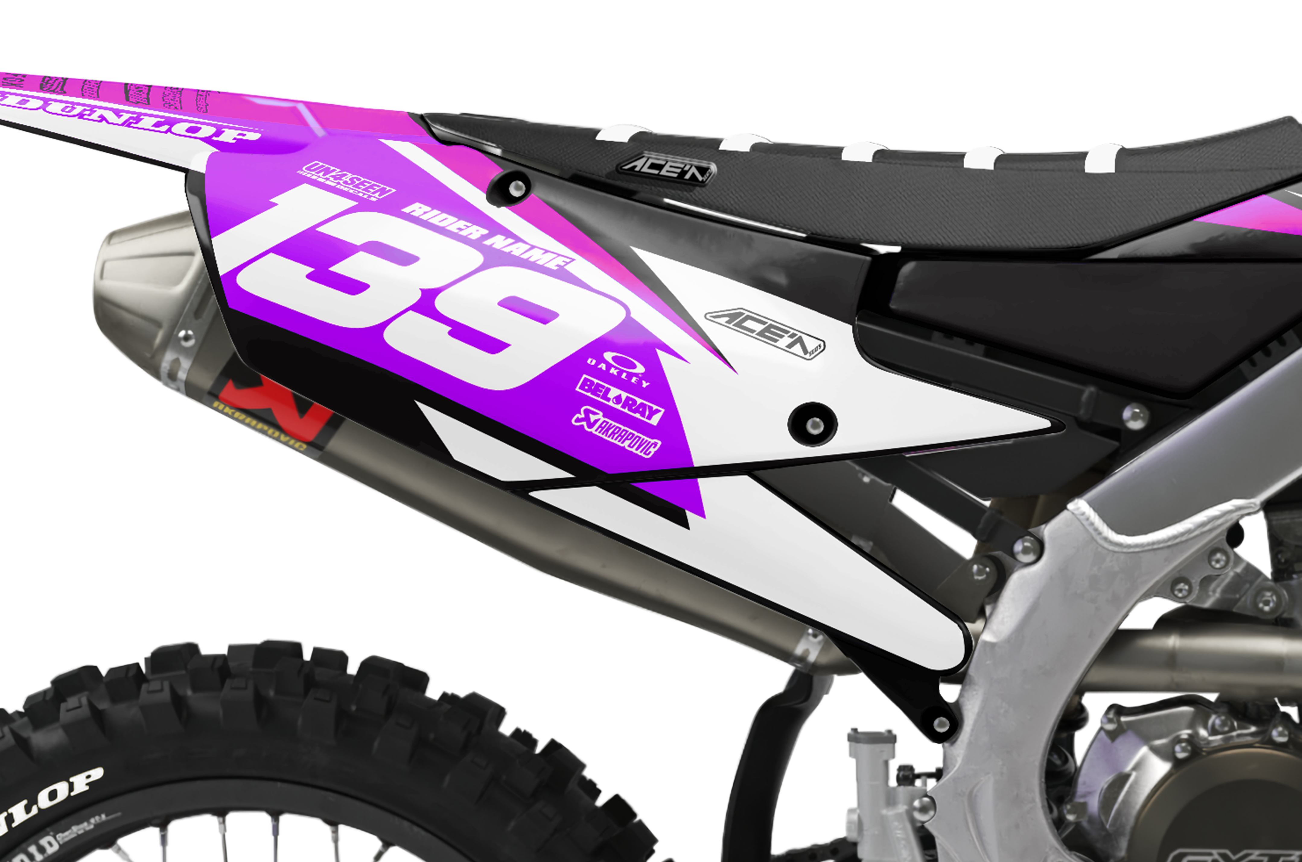Yamaha Graphics Kit - Willim Purple