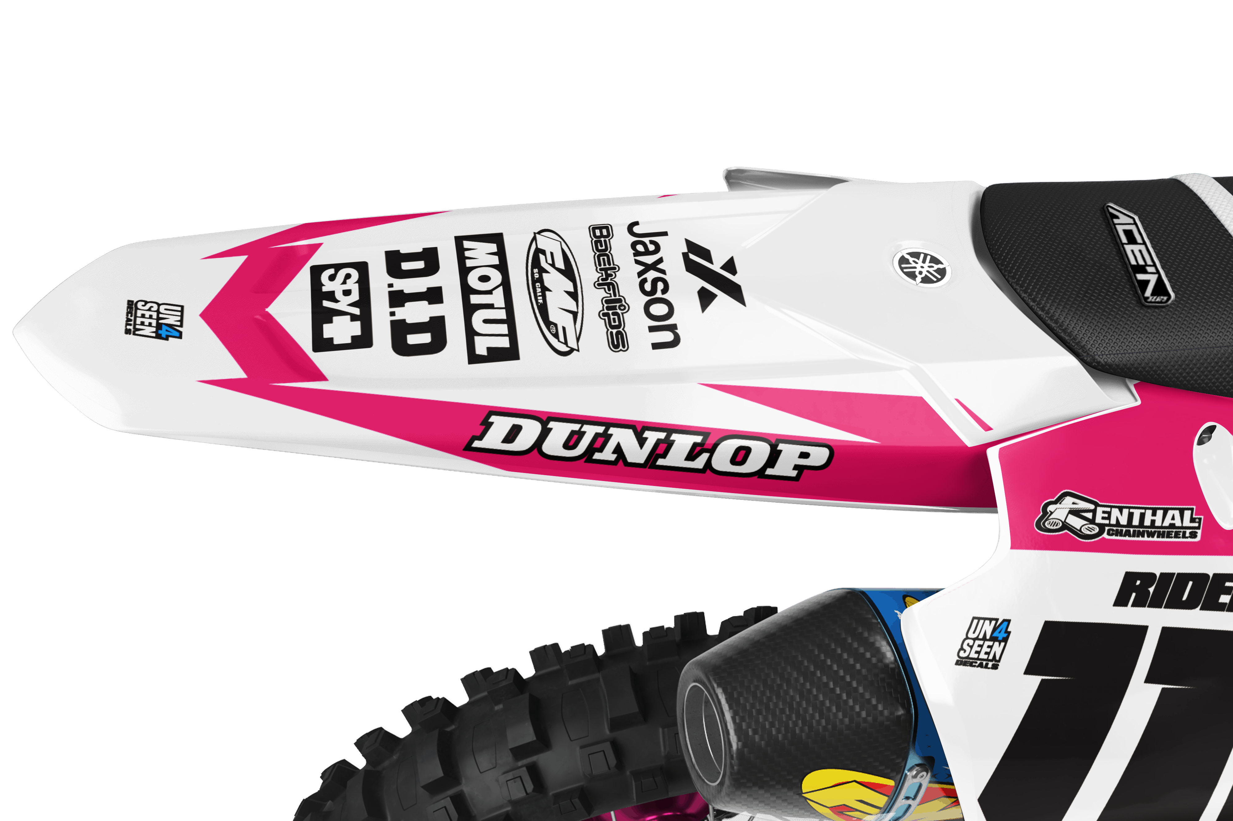 Yamaha Graphics Kit - Yogi Pink