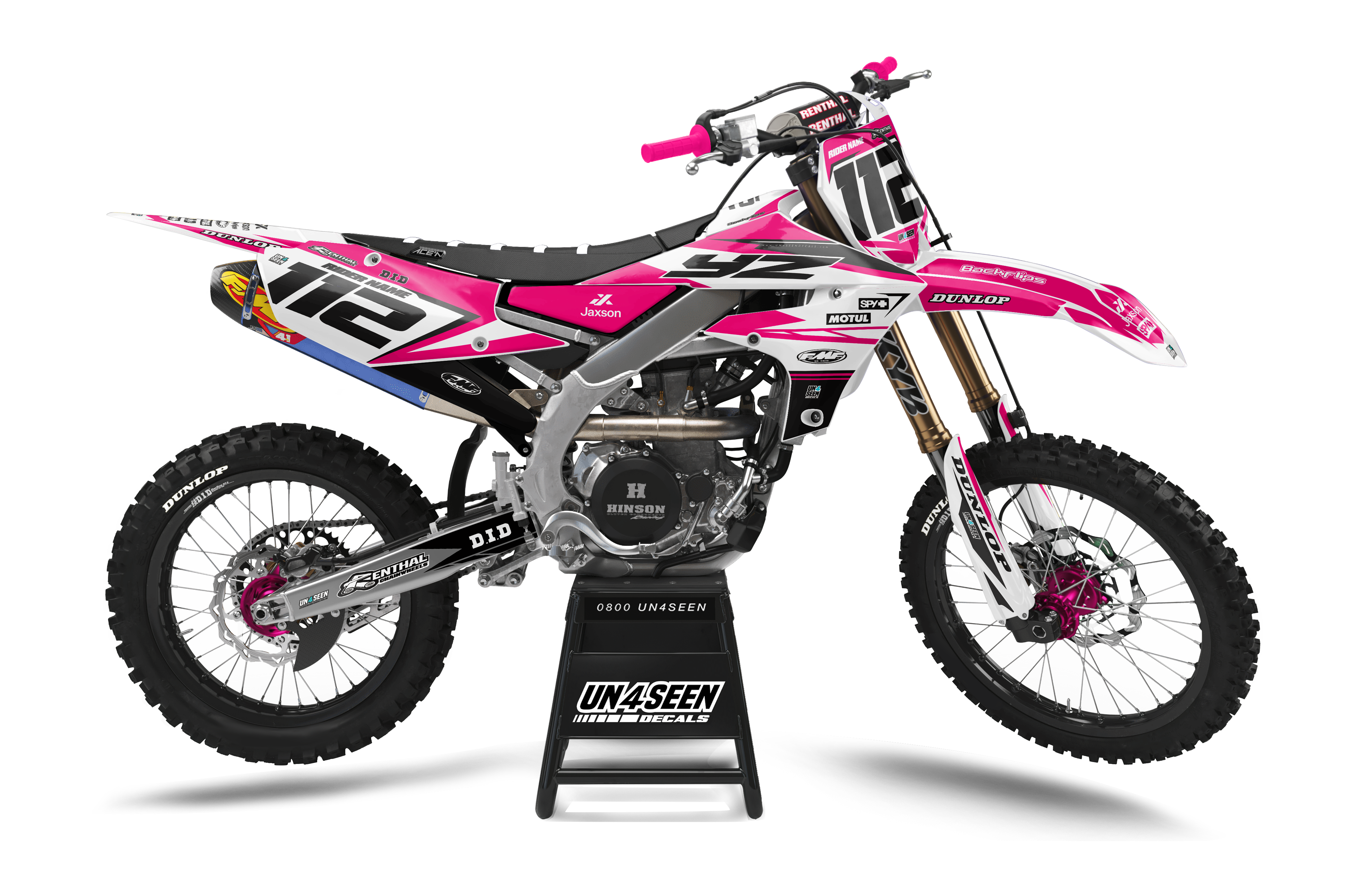 Yamaha Graphics Kit - Yogi Pink
