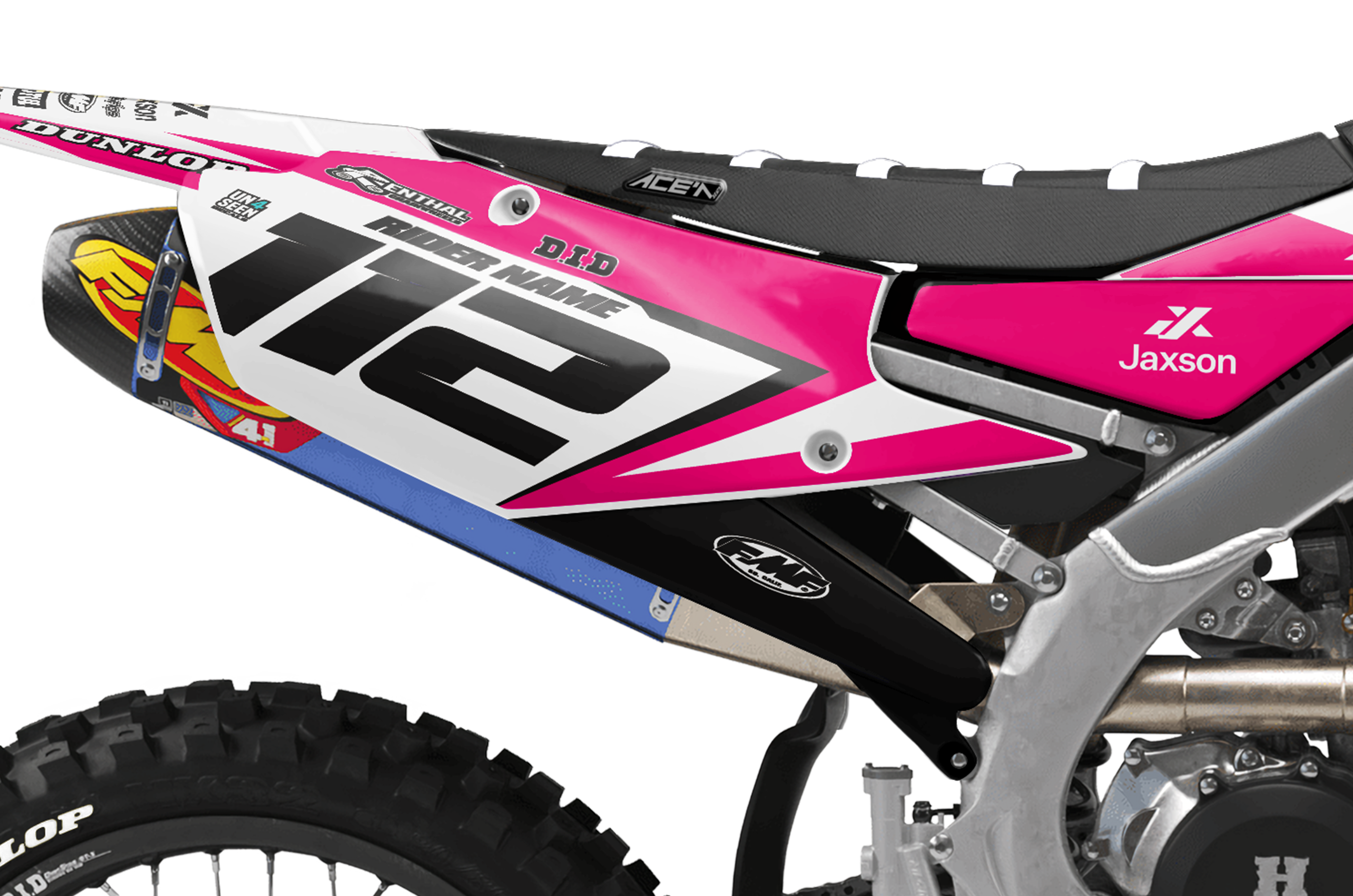 Yamaha Graphics Kit - Yogi Pink