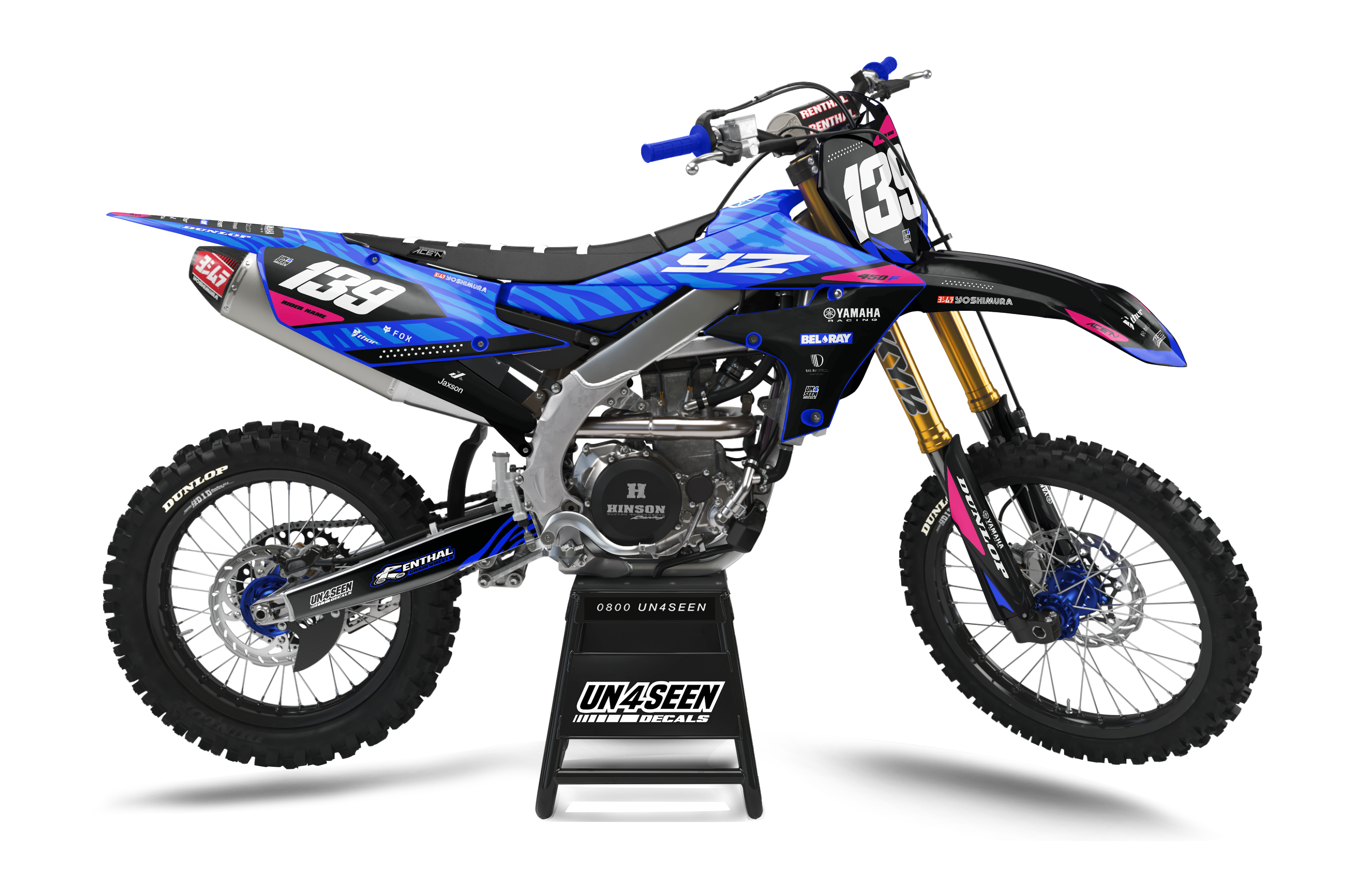 Yamaha Graphics Kit - Zebz Pink
