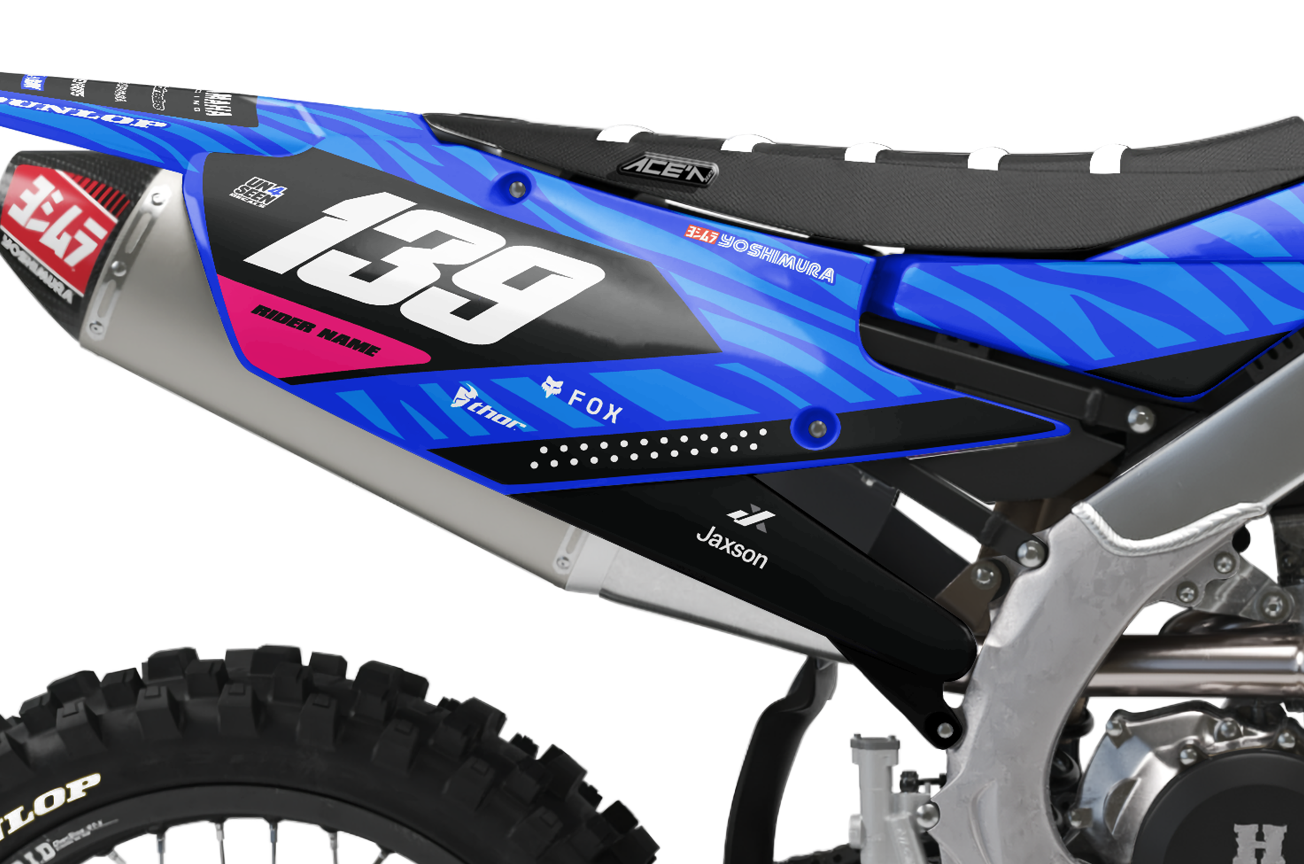Yamaha Graphics Kit - Zebz Pink