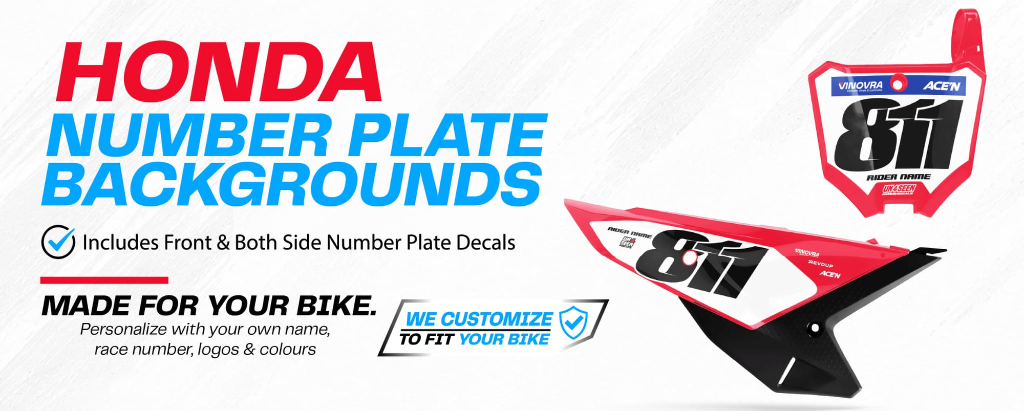 Honda Number Background