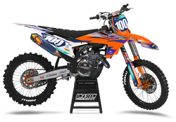 KTM Stocky Navy Graphic Kit - SX SXF XC XCF EXC EXCF Models | All Years