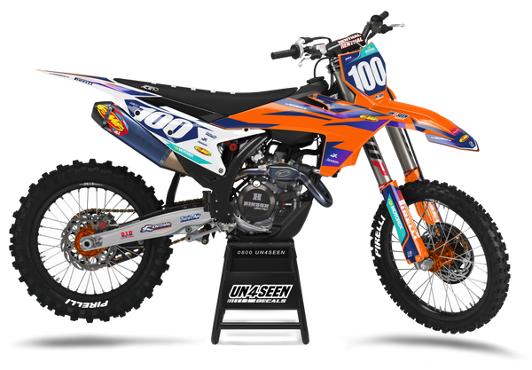 KTM Stocky Navy Graphic Kit - SX SXF XC XCF EXC EXCF Models | All Years