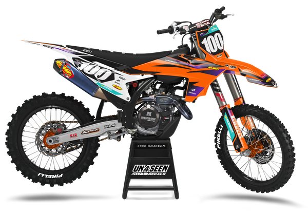 KTM Stocky Black Graphic Kit - SX SXF XC XCF EXC EXCF Models | All Years