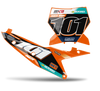 KTM Number Background Decals - MXGP