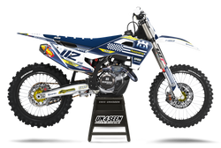 Husqvarna Novway Navy Graphics Kit - TC FC TE TX FE FS FX Models | All Years