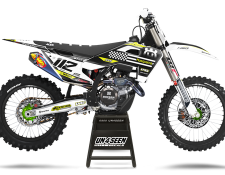 Husqvarna Novway Black Graphics Kit - TC FC TE TX FE FS FX Models | All Years