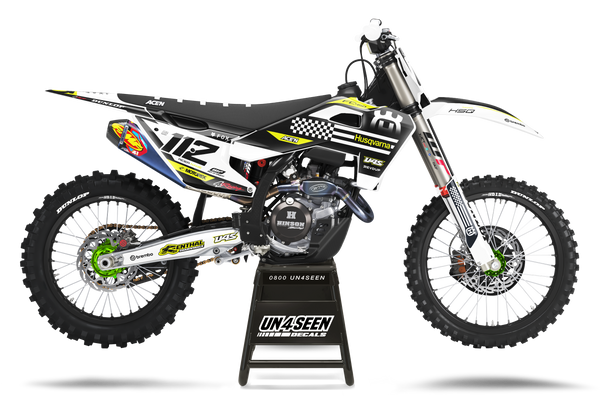 Husqvarna Novway Black Graphics Kit - TC FC TE TX FE FS FX Models | All Years
