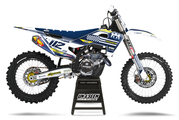 Husqvarna Novway Navy Graphics Kit - TC FC TE TX FE FS FX Models | All Years