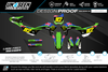 Kawasaki Mountain Flaga Graphics Kit - KX KXF KDX KLX Models | All Years