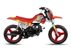 Yamaha Fire Truck Graphic Kit - YZ YZF WR TTR PW Models | All Years