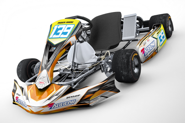 Custom Road Kart Graphics - Sharpe