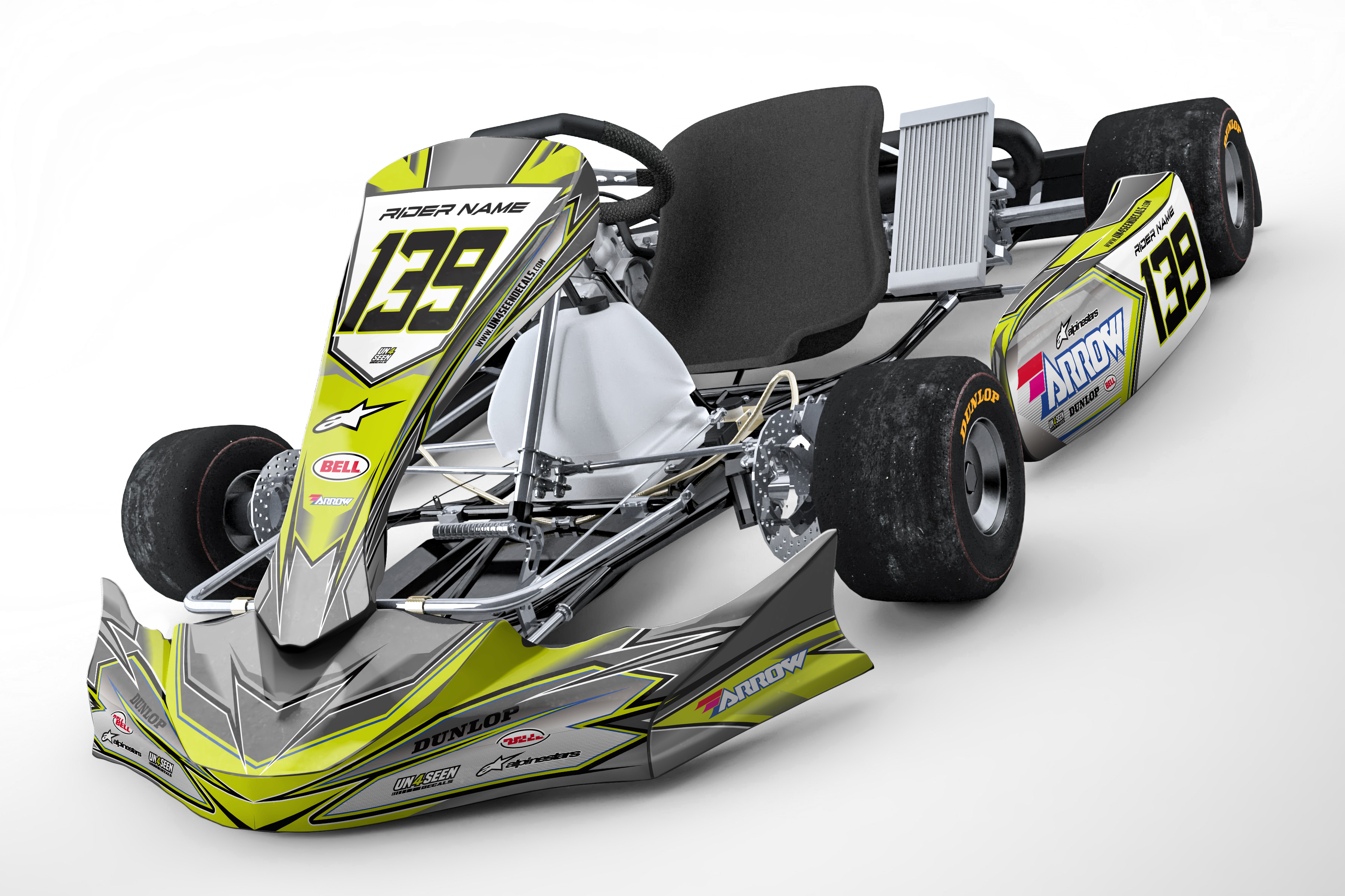 Kart Racing Table Designs Custom Go Kart Graphics