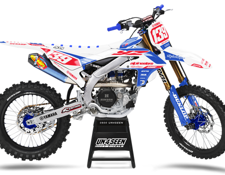 Yamaha Blure Graphics Kit - YZ YZF WR TTR PW Models | All Years