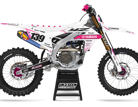 Yamaha Pinkan Graphics Kit - YZ YZF WR TTR PW Models | All Years