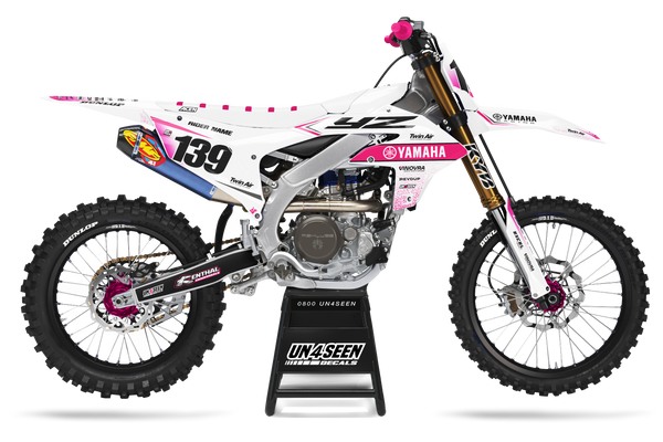 Yamaha Pinkan Graphics Kit - YZ YZF WR TTR PW Models | All Years
