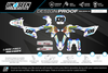 Yamaha Big Lez Graphics Kit - YZ YZF WR TTR PW Models | All Years
