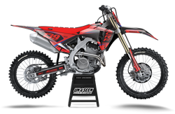 Honda Ri Red Graphic Kit - CRF CR XR Models | All Years