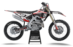 Honda Ri White Graphic Kit - CRF CR XR Models | All Years