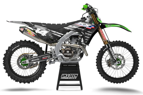 Kawasaki Paris Graphic Kit - KK KXF KDX KLX Models | All Years