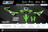 Kawasaki Juneed Graphics Kit - KX KXF KDX KLX Models | All Years
