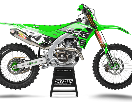 Kawasaki Juneed Graphics Kit - KX KXF KDX KLX Models | All Years