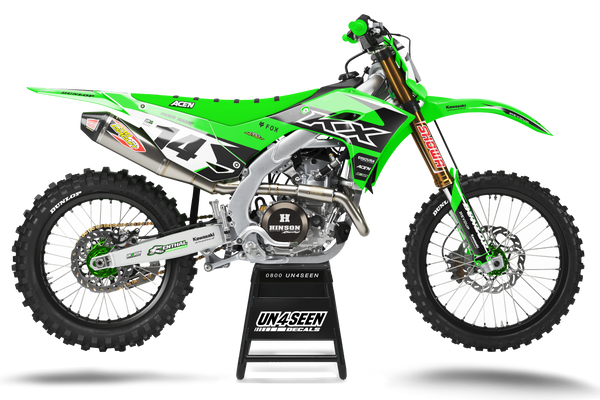 Kawasaki Juneed Graphics Kit - KX KXF KDX KLX Models | All Years