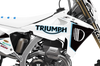 Triumph Racing Graphics Kit - Punch Blue