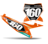 KTM Number Background Decals - Specs