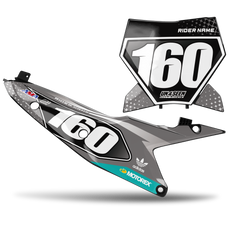 KTM Specs Number Plate Background Decals - SX SXF XC XCF EXC EXCF Models | All Years