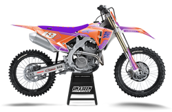 Honda Supertech Orange Graphic Kit - CRF CR XR Models | All Years