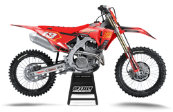 Honda Supertech Red Graphic Kit - CRF CR XR Models | All Years