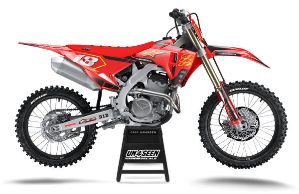 Honda Supertech Red Graphic Kit - CRF CR XR Models | All Years