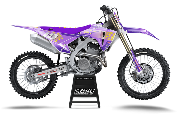 Honda Supertech Purple Graphic Kit - CRF CR XR Models | All Years