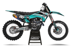 Husqvarna Techstar Nomur Aqua Graphic Kit - TC FC TE TX FE FS FX Models | All Years