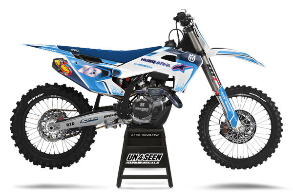 Husqvarna Techstar Nomur Blues Graphic Kit - TC FC TE TX FE FS FX Models | All Years