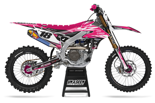 Yamaha Teen Pink Graphic Kit - YZ YZF WR TTR PW Models | All Years