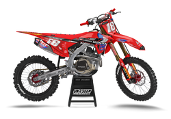 Honda Retro Flag Graphic Kit - CRF CR XR Models | All Years