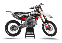 Honda Semislide Red Graphic Kit - CRF CR XR Models | All Years