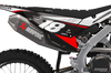 Honda Graphics Kit - Semislide Red